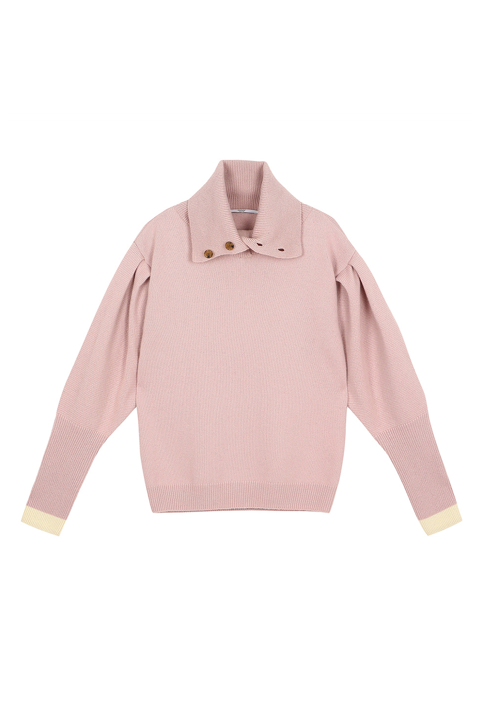 PUFF SLEEVE PULLOVER - PINK