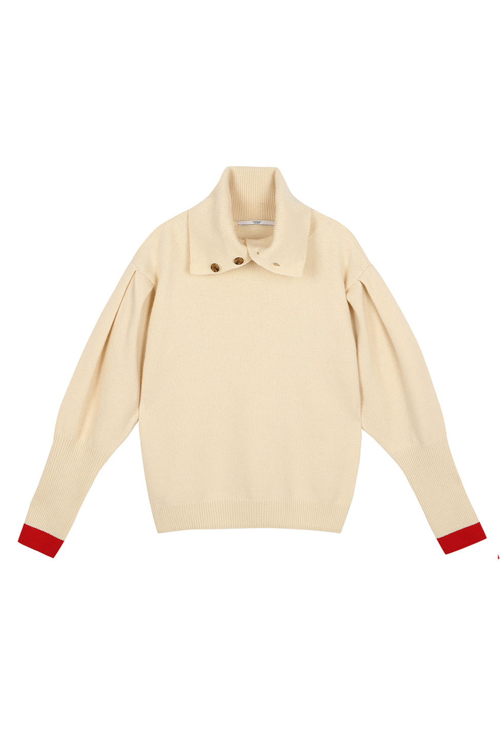 PUFF SLEEVE PULLOVER - IVORY
